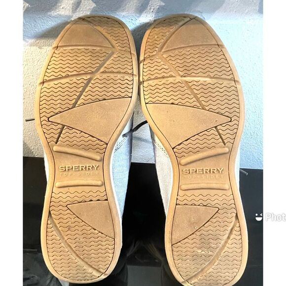 Sperry Top Sider Songfish STS 95674 Women’s Boat Shoes Leather Gray SZ 9.5 M - Picture 4 of 8